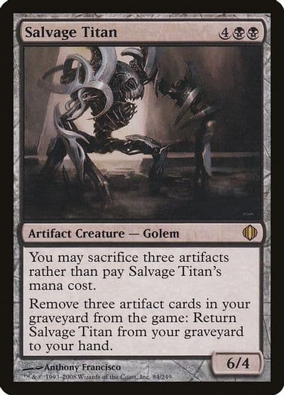 Salvage Titan Shards of Alara Magic card