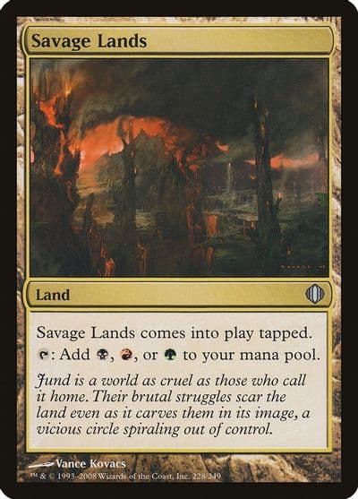 Savage Lands Shards of Alara Magic card
