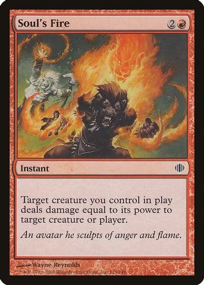 Souls Fire Shards of Alara Magic card