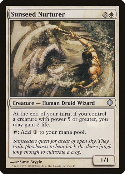 Sunseed Nurturer Shards of Alara Magic card