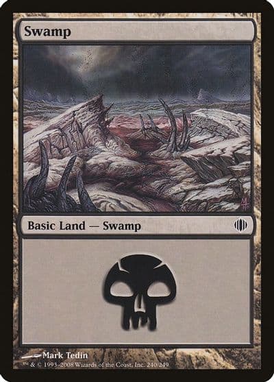 Swamp 240 Shards of Alara Magic card