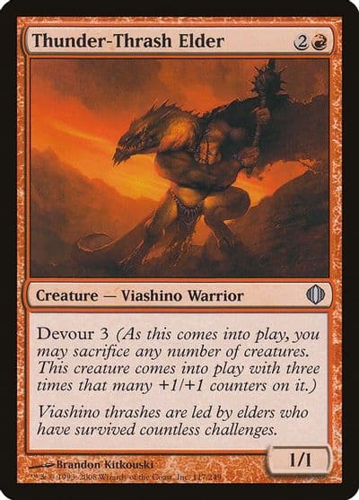 Thunder Thrash Elder Shards of Alara Magic card