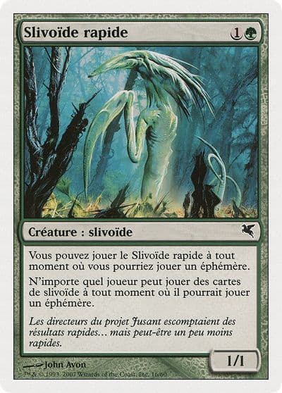 Quick Sliver French Slivoide rapide Magic Encyclopedia 2005 (Salvat/Hachette) Magic card
