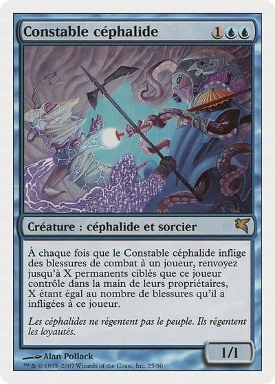 Cephalid Constable French Constable cephalide Magic Encyclopedia 2005 (Salvat/Hachette) Magic card