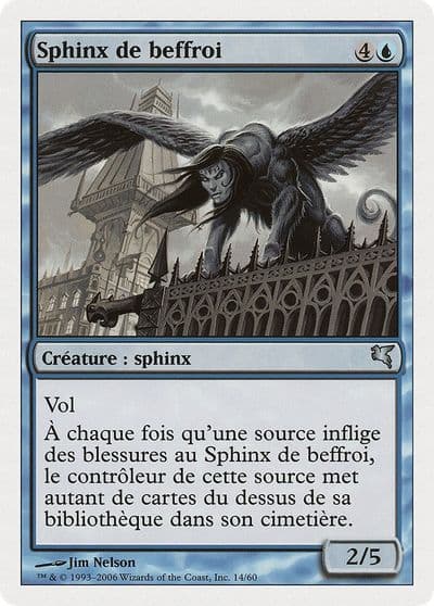Belltower Sphinx French Sphinx de beffroi Magic Encyclopedia 2005 (Salvat/Hachette) Magic card