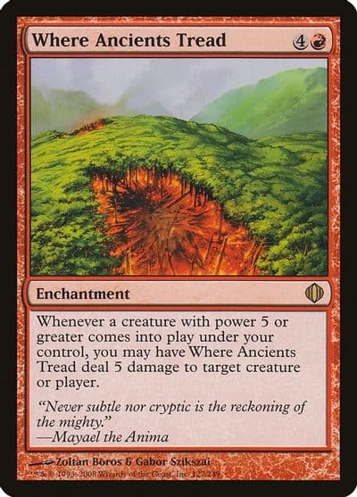 Where Ancients Tread Shards of Alara Magic card