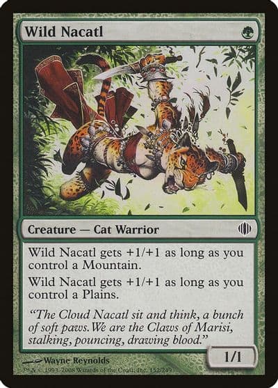 Wild Nacatl Shards of Alara Magic card