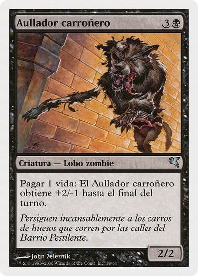 Carrion Howler Spanish Aullador carronero Magic Encyclopedia 2005 (Salvat/Hachette) Magic card