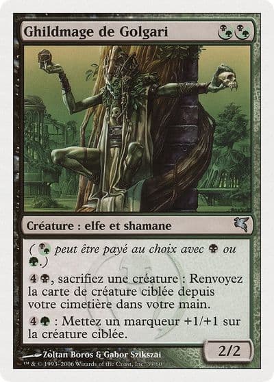 Golgari Guildmage French Ghildmage de Golgari Magic Encyclopedia 2005 (Salvat/Hachette) Magic card