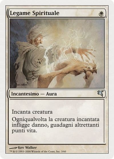 Spirit Link Italian Legame Spirituale Magic Encyclopedia 2005 (Salvat/Hachette) Magic card
