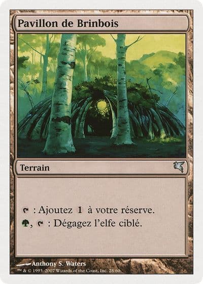 Wirewood Lodge French Pavillon de Brinbois Magic Encyclopedia 2005 (Salvat/Hachette) Magic card
