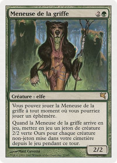 Caller of the Claw French Meneuse de la griffe Magic Encyclopedia 2005 (Salvat/Hachette) Magic card