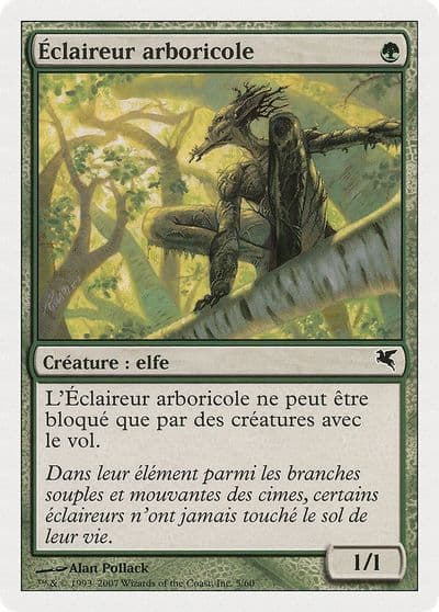 Treetop Scout French Eclaireur arboricole Magic Encyclopedia 2005 (Salvat/Hachette) Magic card