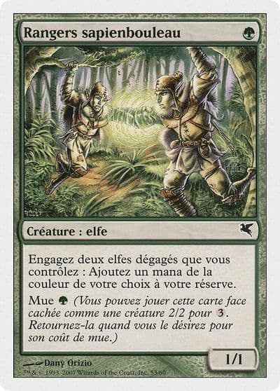 Birchlore Rangers French Rangers sapienbouleau B53 Magic Encyclopedia 2005 (Salvat/Hachette) Magic card