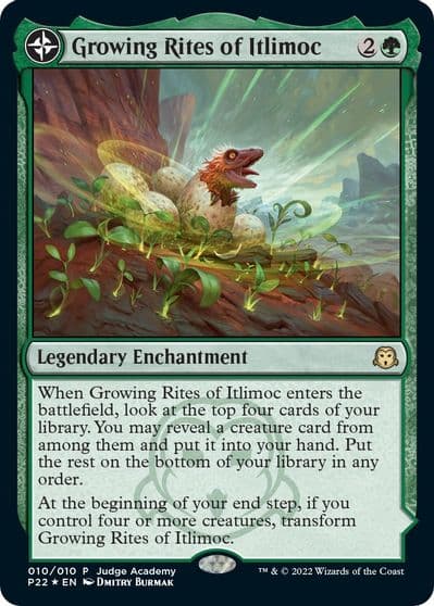 Growing Rites of Itlimoc Judge Promos Magic card