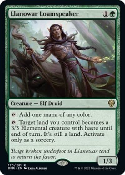Llanowar Loamspeaker Dominaria United Magic card