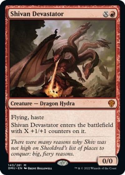 Shivan Devastator Dominaria United Magic card