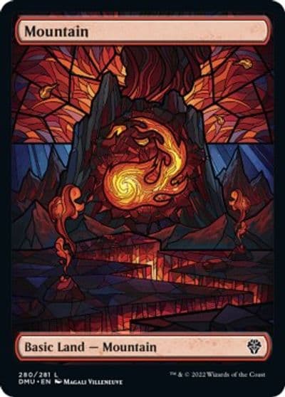 Mountain Showcase Dominaria United Magic card