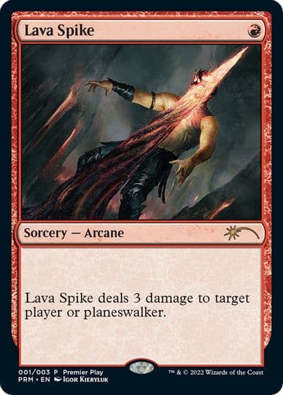 Lava Spike Pro Tour Promos Magic card