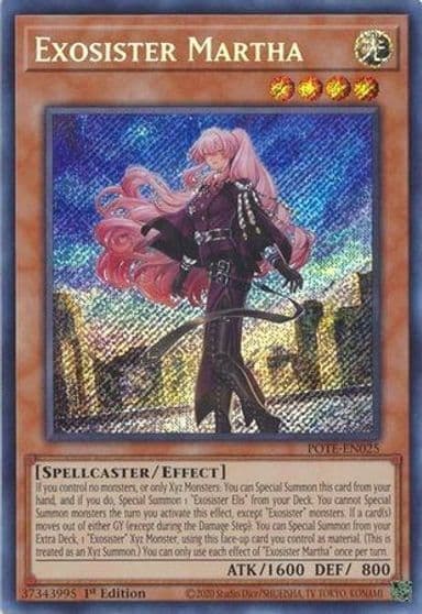 Exosister Martha Power of the Elements Yu-Gi-Oh! card