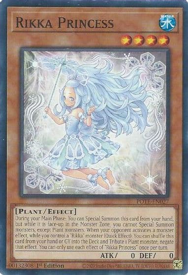 Rikka Princess Power of the Elements Yu-Gi-Oh! card