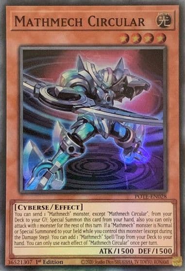 Mathmech Circular Power of the Elements Yu-Gi-Oh! card