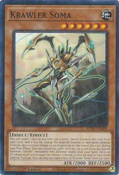 Krawler Soma Power of the Elements Yu-Gi-Oh! card