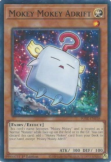 Mokey Mokey Adrift Power of the Elements Yu-Gi-Oh! card