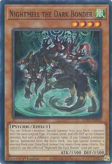 Nightmell the Dark Bonder Power of the Elements Yu-Gi-Oh! card