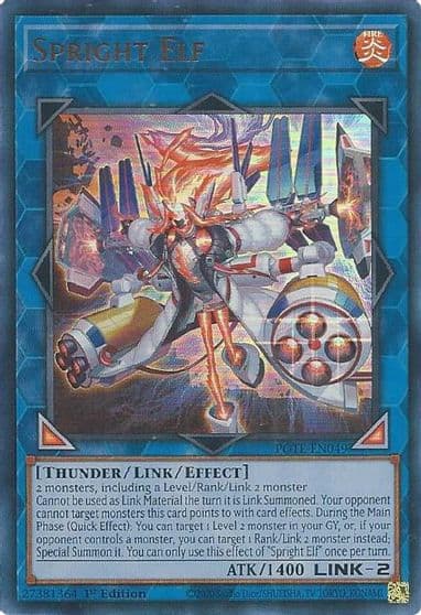 Spright Elf Power of the Elements Yu-Gi-Oh! card