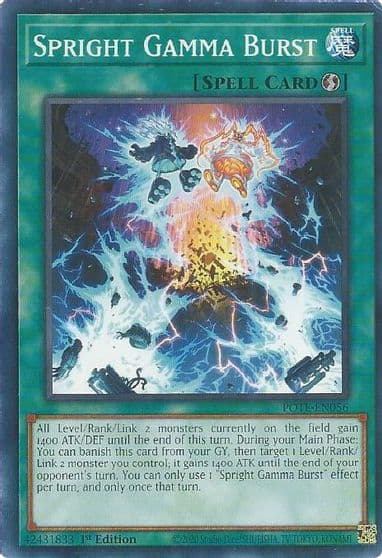 Spright Gamma Burst Power of the Elements Yu-Gi-Oh! card