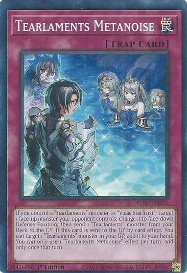 Tearlaments Metanoise Power of the Elements Yu-Gi-Oh! card