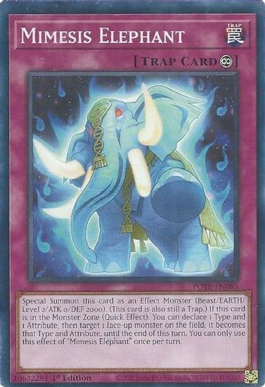 Mimesis Elephant Power of the Elements Yu-Gi-Oh! card
