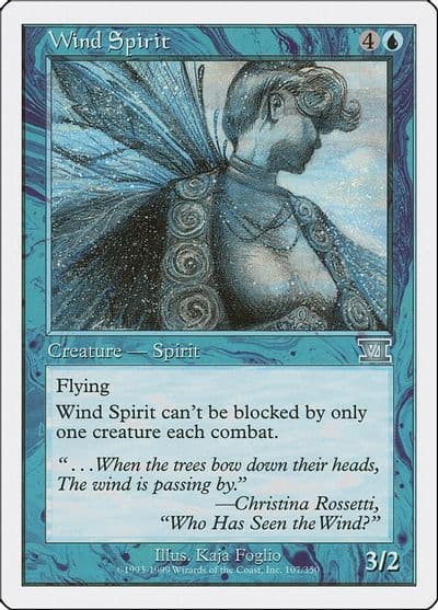 Wind Spirit Classic Sixth Edition Magic card