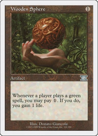 Wooden Sphere Classic Sixth Edition Magic card