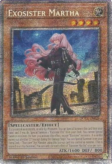 Exosister Martha Starlight Rare Power of the Elements Yu-Gi-Oh! card
