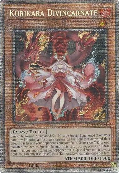 Kurikara Divincarnate Starlight Rare Power of the Elements Yu-Gi-Oh! card