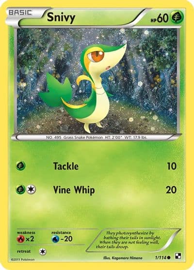 Snivy (Cosmos Holo) Miscellaneous Cards & Products Pokemon card