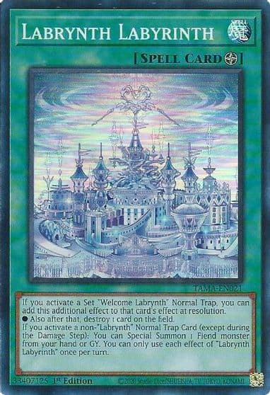 Labrynth Labyrinth Tactical Masters Yu-Gi-Oh! card