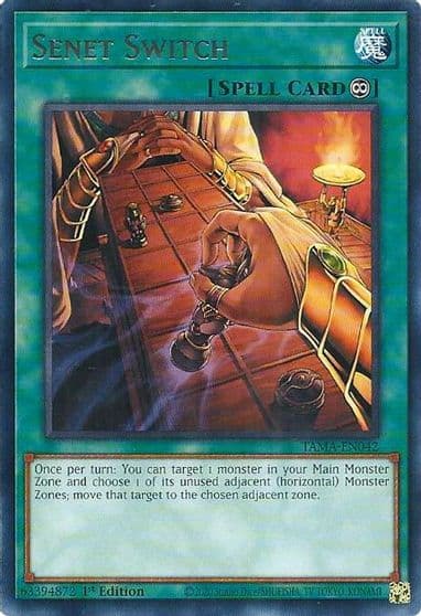 Senet Switch Tactical Masters Yu-Gi-Oh! card