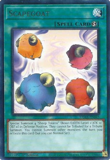 Scapegoat Tactical Masters Yu-Gi-Oh! card