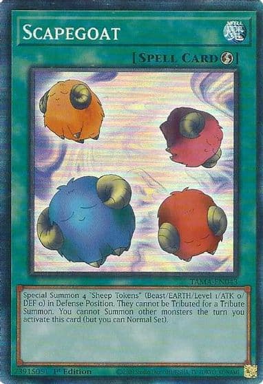 Scapegoat CR Tactical Masters Yu-Gi-Oh! card