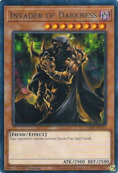 Invader of Darkness Tactical Masters Yu-Gi-Oh! card
