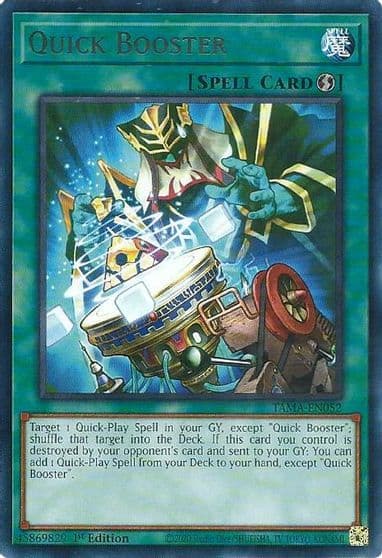 Quick Booster Tactical Masters Yu-Gi-Oh! card
