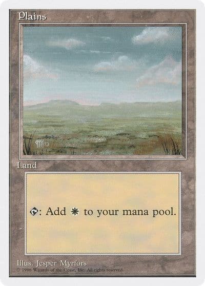 Plains C Introductory Two-Player Set Magic card