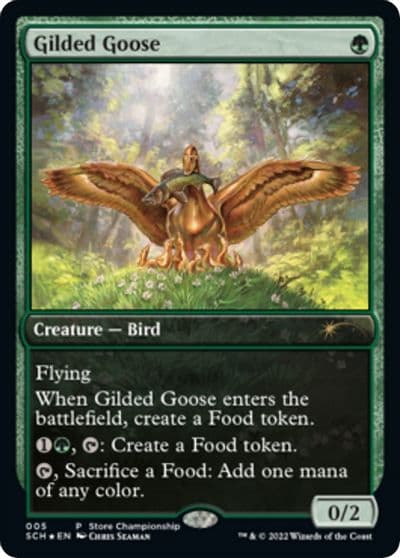 Gilded Goose Game Day & Store Championship Promos Magic card