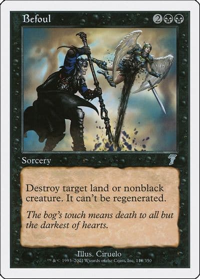 Befoul 7th Edition Magic card