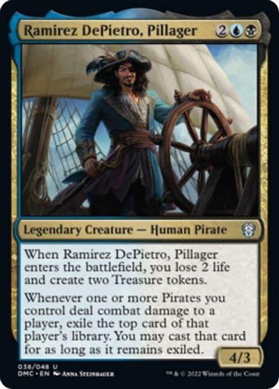 Ramirez DePietro Pillager Commander: Dominaria United Magic card