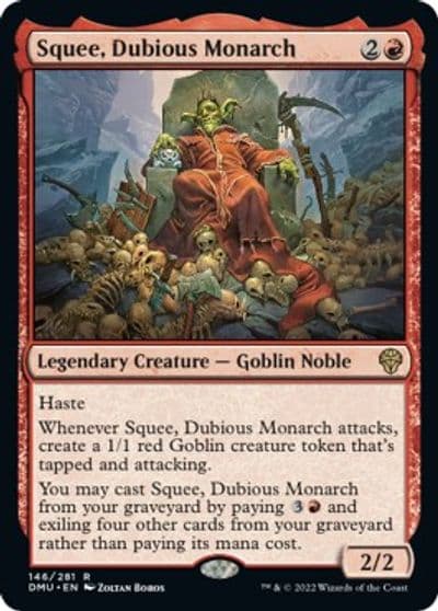 Squee Dubious Monarch Dominaria United Magic card