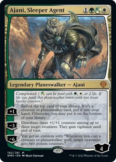 Ajani Sleeper Agent Dominaria United Magic card